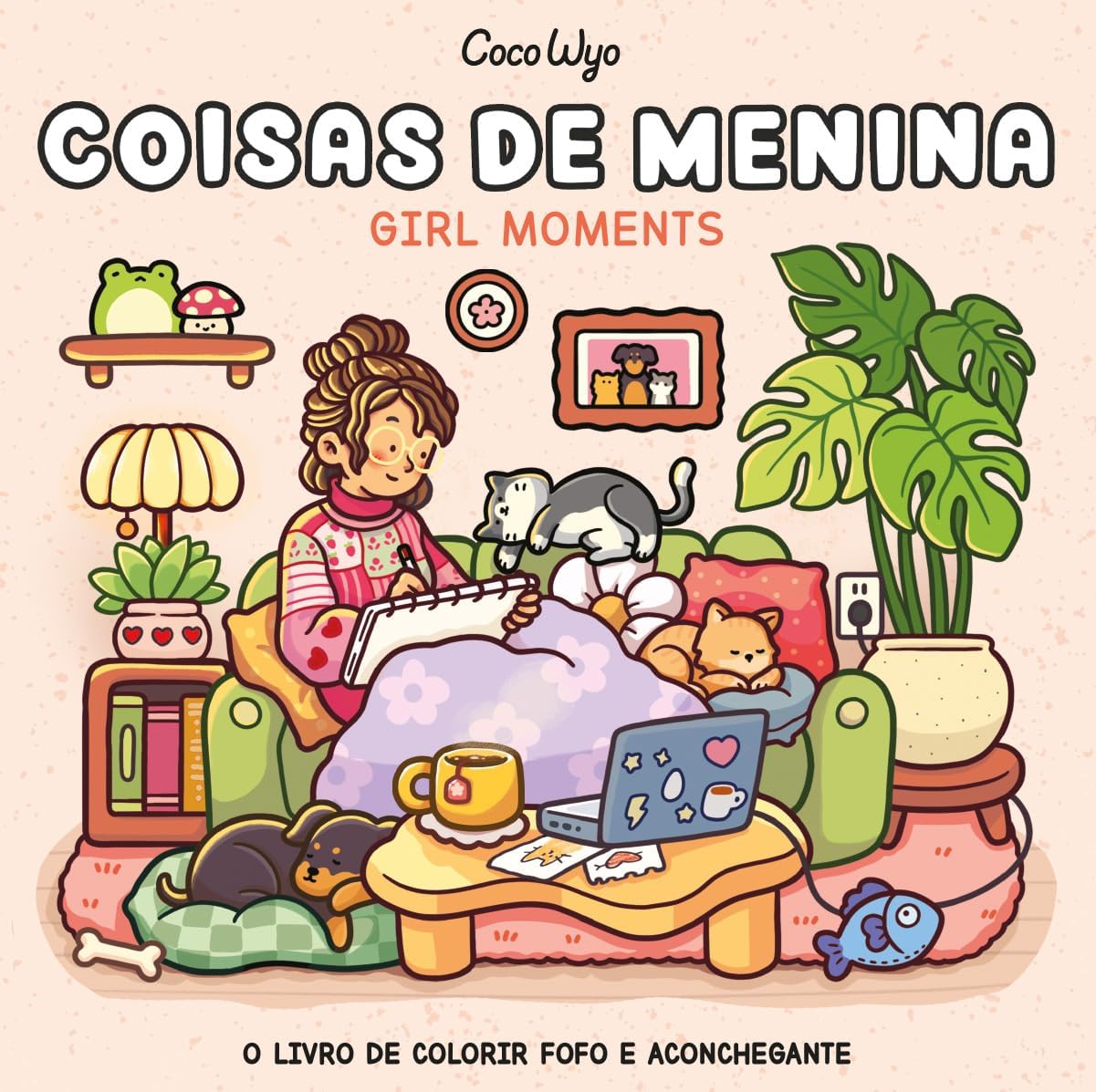 Coisas de Menina (Girl Moments): O Livro de Colorir da Coco Wyo