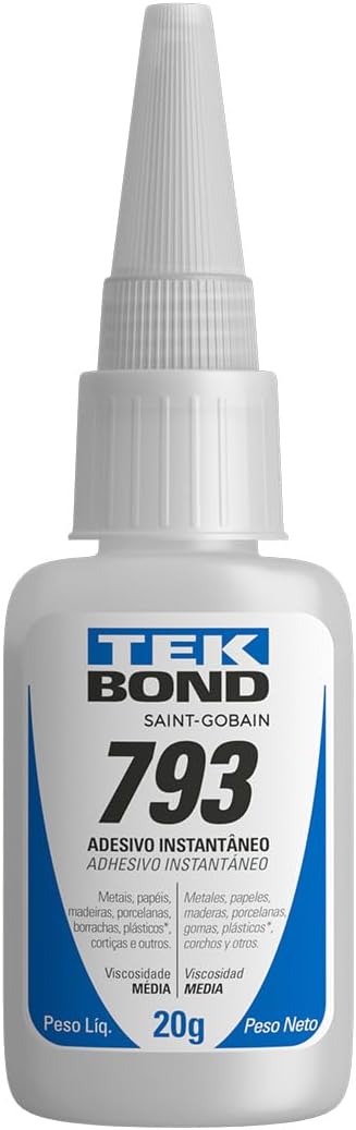 Cola Instantânea TekBond 793 20g com Bico Antientupimento