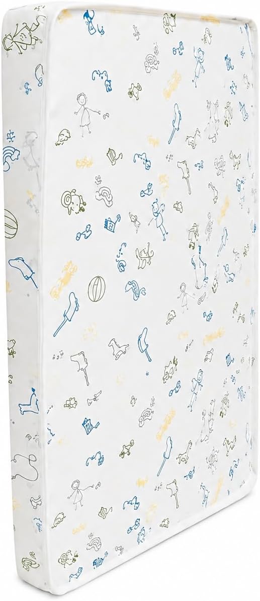 Colchão de Berço Infantil D18 100x70x7cm Antialérgico