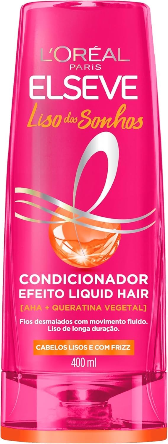 Condicionador Elseve Liso dos Sonhos: Liso Prolongado e Brilho