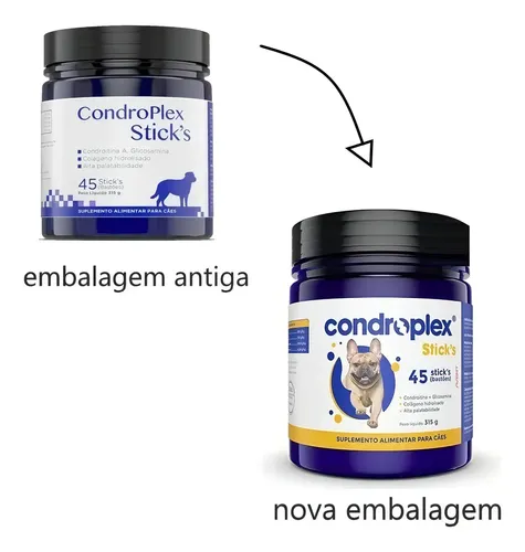 Condroplex Sticks Suplemento Para Cães 45 Unidades Avert