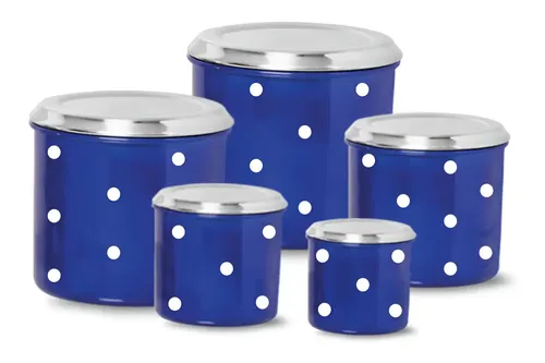 Conjunto Porta Mantimentos JHS Alumínio 5 Peças