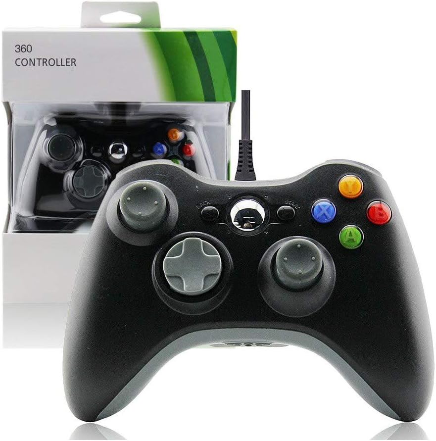 Controle com Fio USB para Xbox 360 e Computador