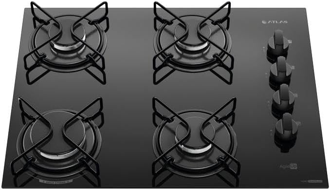Cooktop 4 Bocas Atlas Agile Up Mega Chama Bivolt