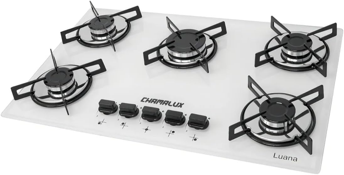Cooktop 5 Bocas Chamalux Ultra Chama Branco Bivolt | Review