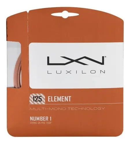 Corda Para Raquete Wilson Luxilon Element 125 1.25 Mm Laranja