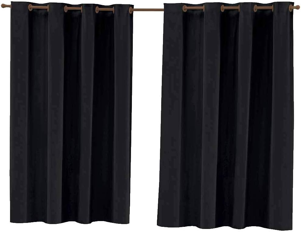 Cortina Blackout Corta Luz 220cm x 130cm - Preta