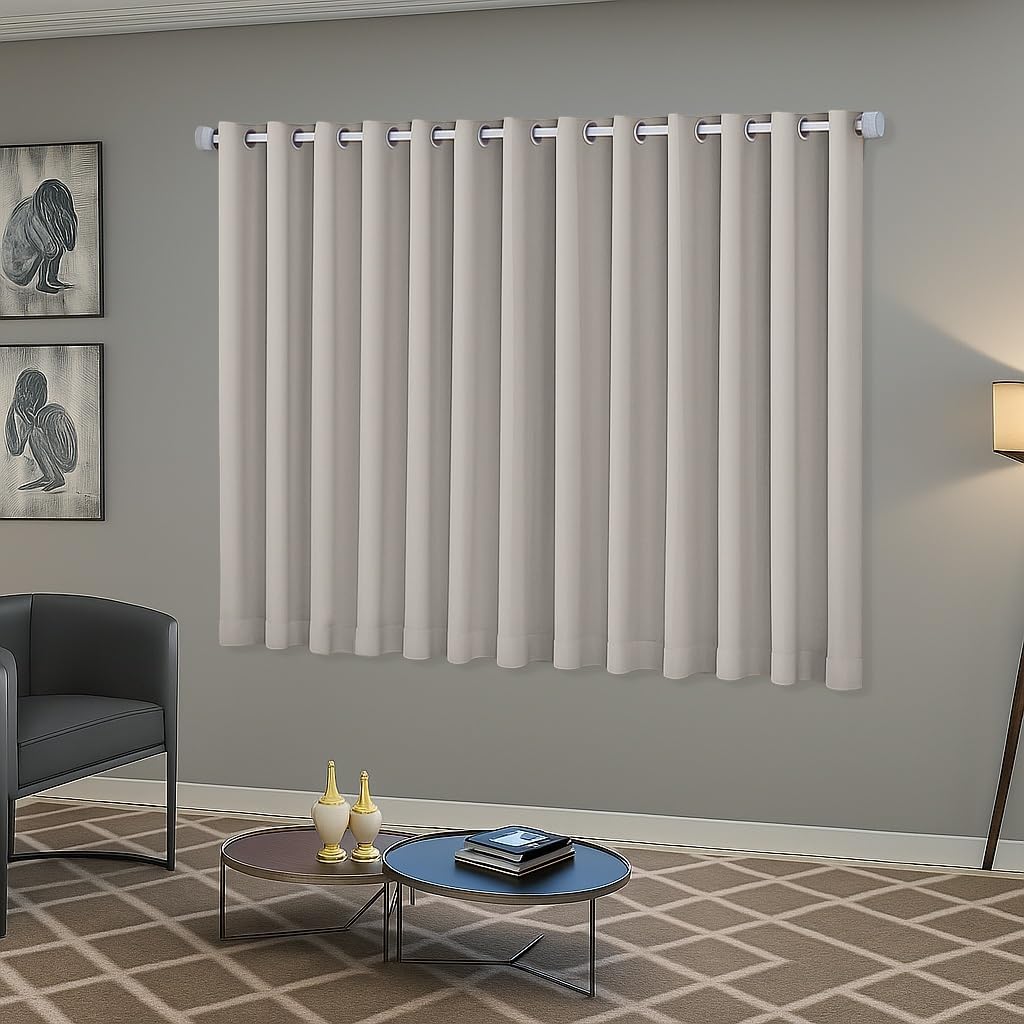 Cortina Blackout em Tecido Solaris 2,20m x 1,30m Off-White