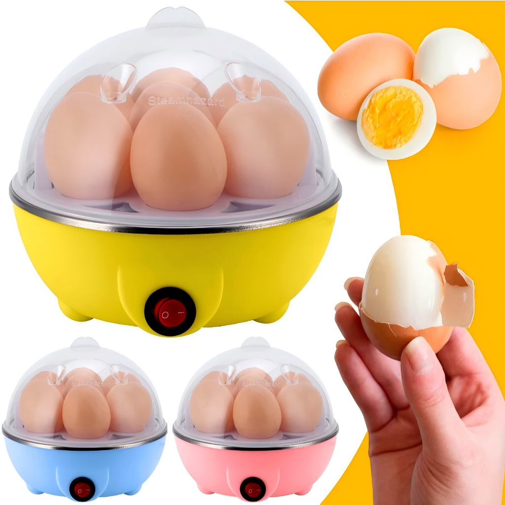 Cozedor de Ovos Portátil Elétrico a Vapor 350W