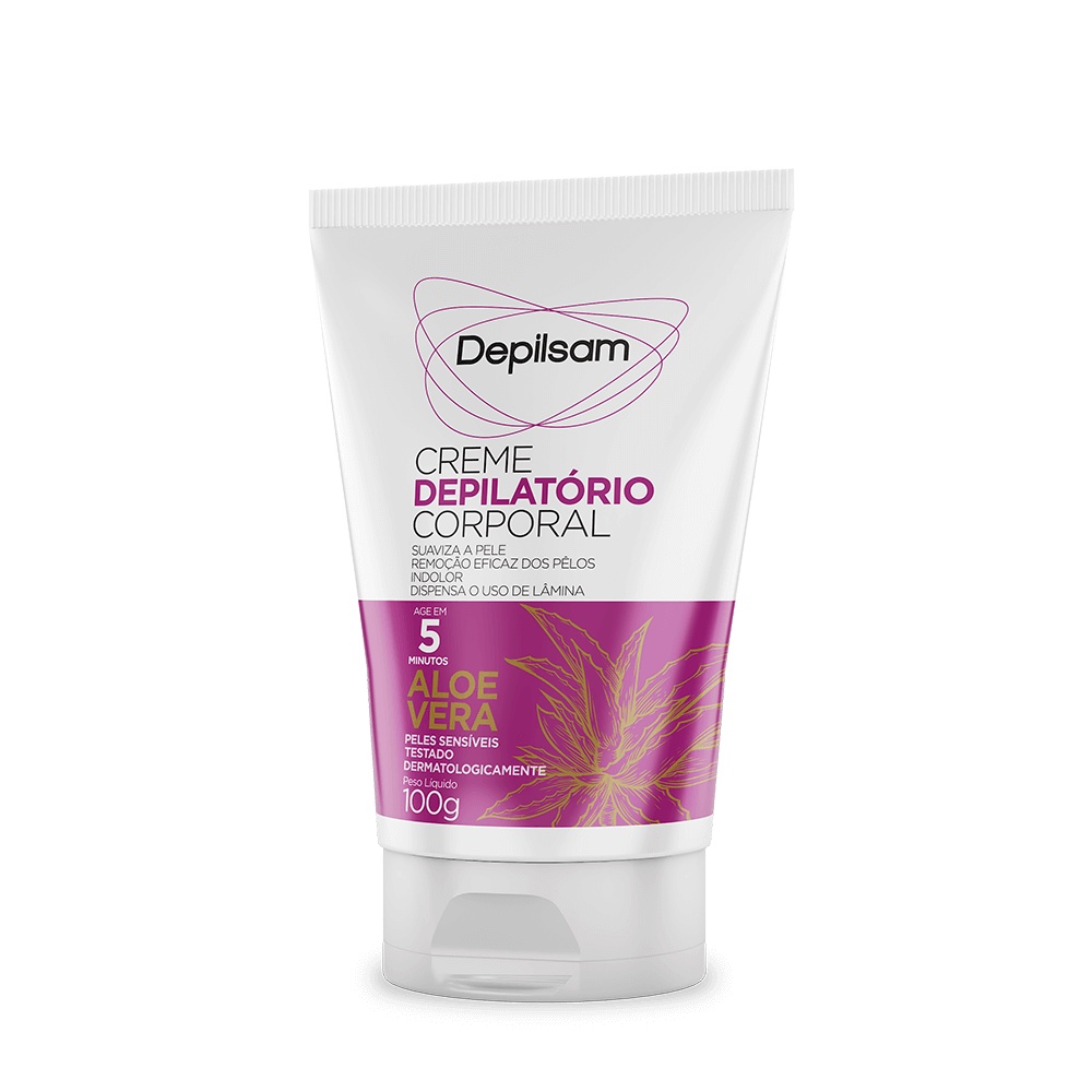 Creme Depilatório Corporal Depilsam Aloe Vera 100g