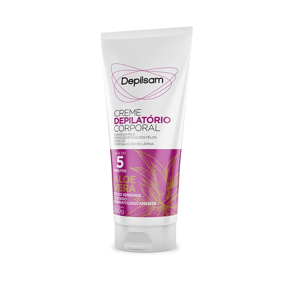 Creme Depilatório Corporal Depilsam Aloe Vera 200g