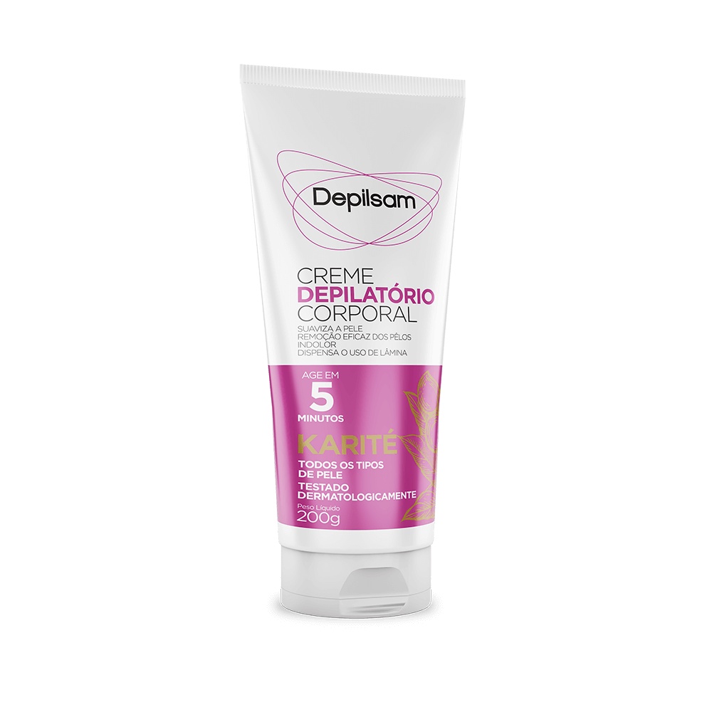 Creme Depilatório Corporal Depilsam Karité 200g