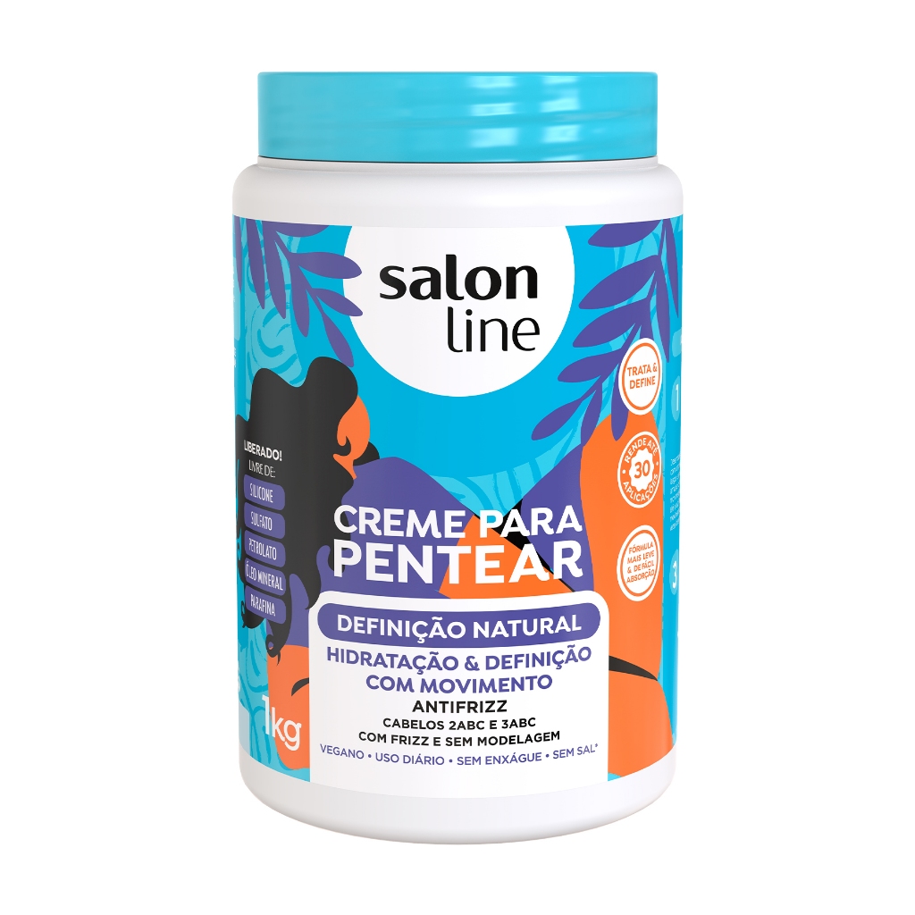 Creme Para Pentear Salon Line Definição Natural 1kg