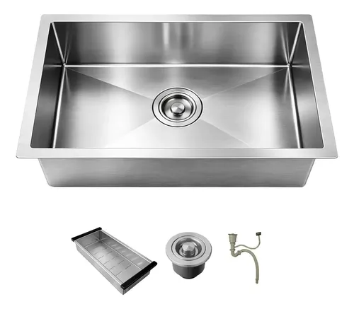 Cuba Gourmet De Cozinha Pia 60x40 Escovada Inox 304 Brinovar Prata