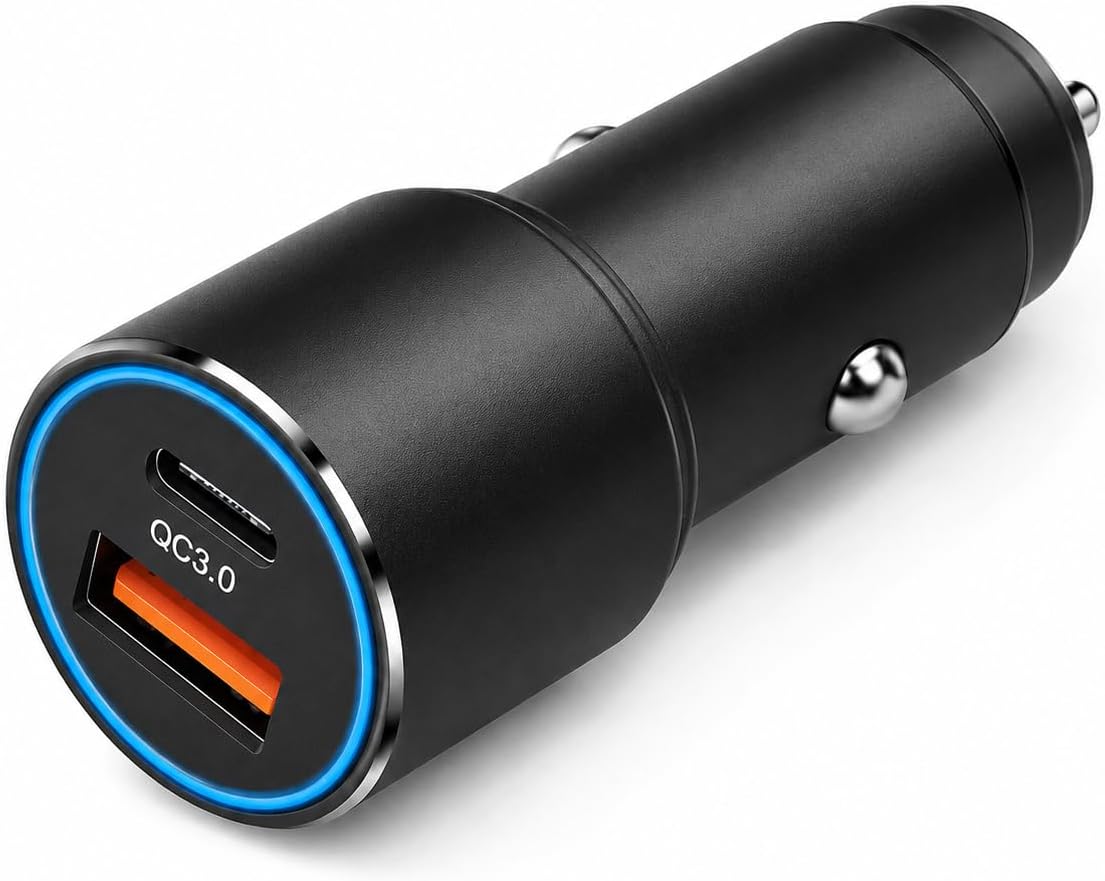 Danet Carregador Veicular Universal 38W Turbo USB e USB-C