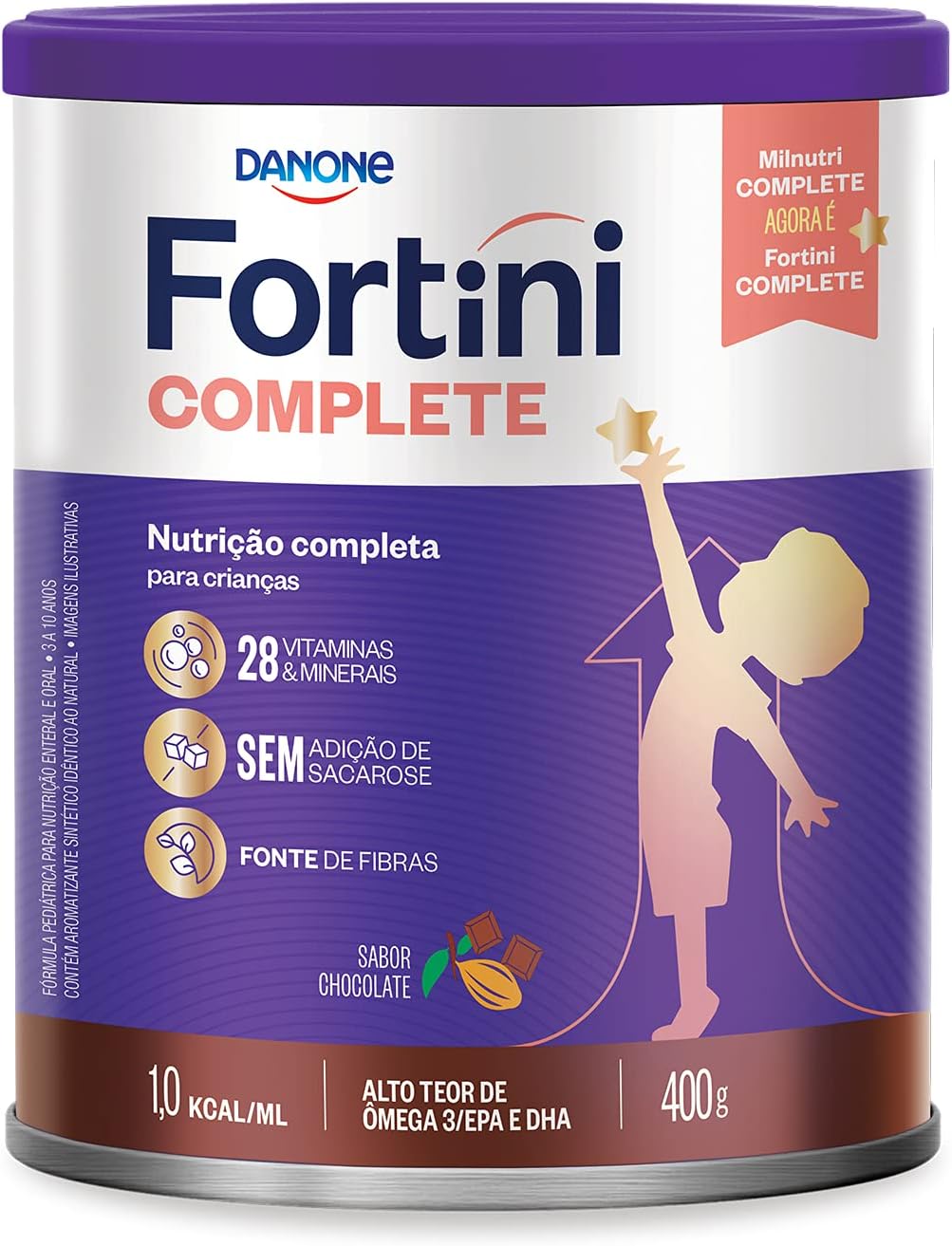 Fortini Complete Chocolate 400g: Suplemento Nutricional Infantil