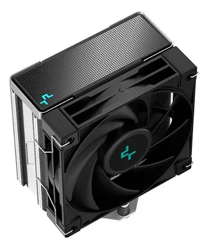 DeepCool AG400 Air Cooler 120mm High Performance Cooler para processador DeepCool AG400 de 120mm com dissipador de alumínio e ventoinha preta de alta performance