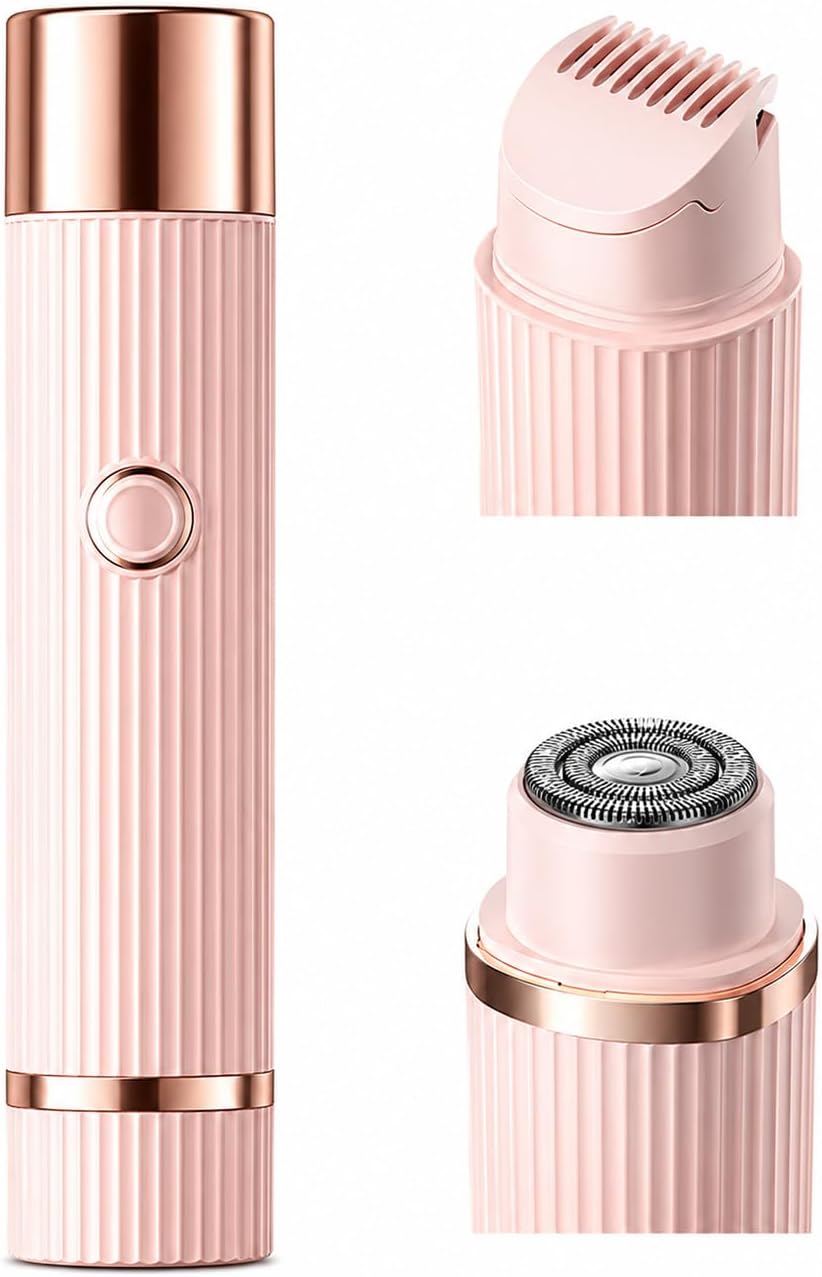 Depilador Elétrico 2 em 1 Feminino Recarregável USB Portátil