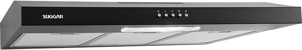 Depurador de Ar Suggar Slim 80cm Preto DPS181PT