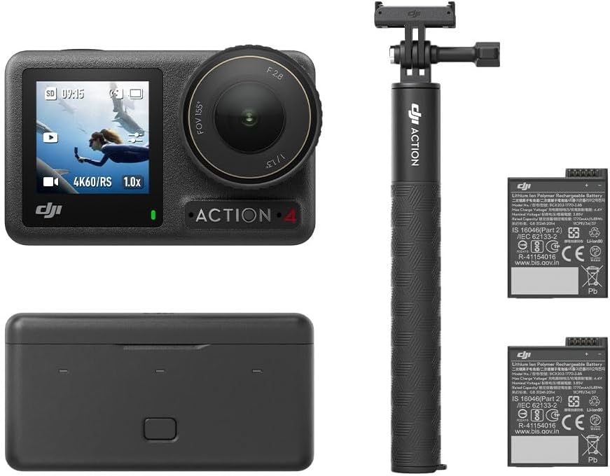 DJI Osmo Action 4 Adventure Combo: A Câmera de Ação de Alto Desempenho