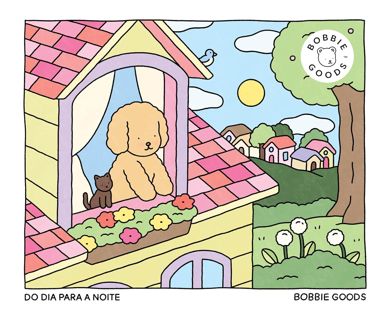 Do dia para a noite (Day to night): Livro de colorir oficial Bobbie Goods