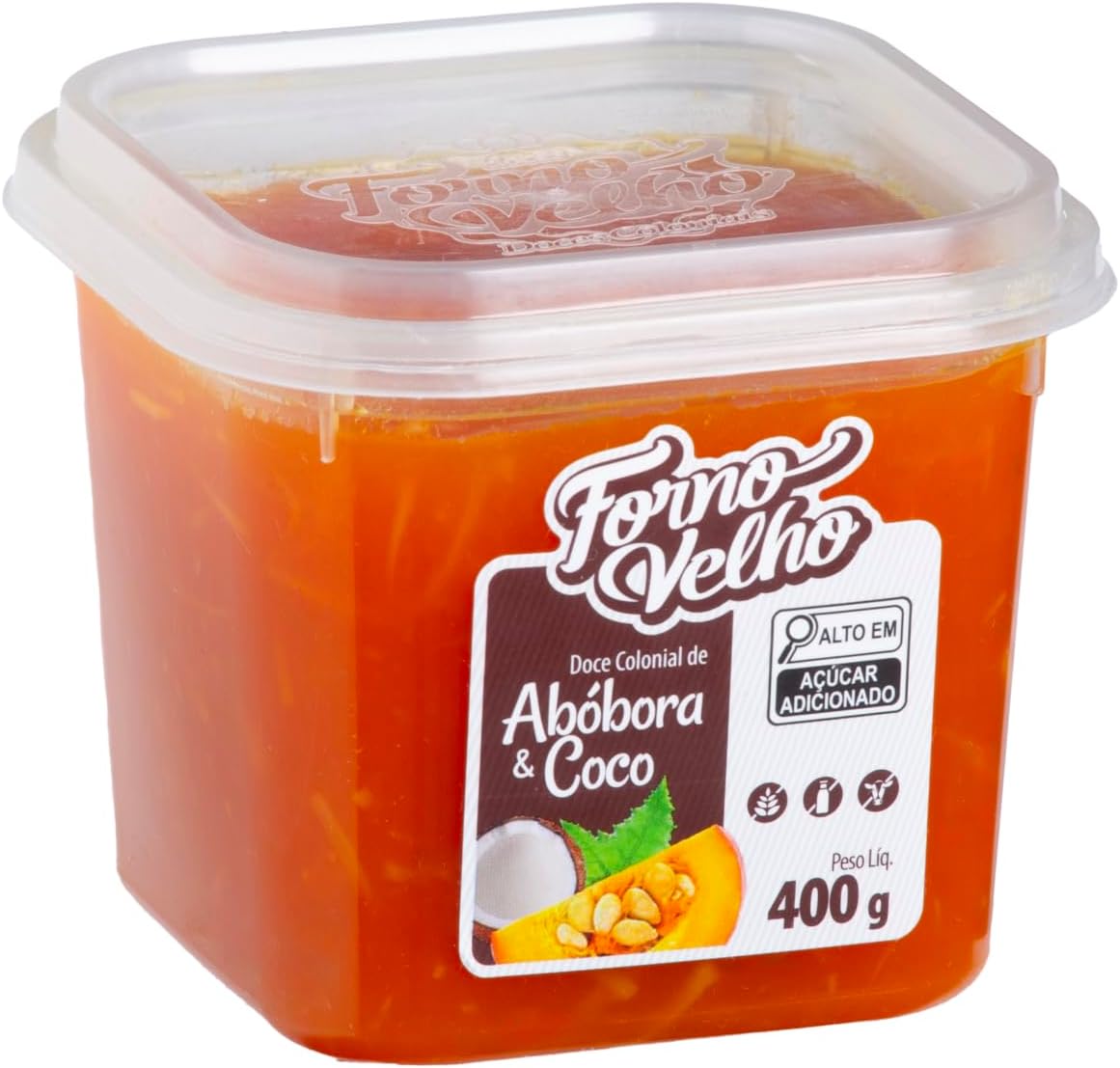 Doce de Abóbora com Coco Forno Velho 400g: Sabor Caseiro e Colonial