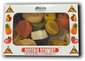 Doces Caseiros Schmidt: Mix de Frutas Cristalizadas e Doce de Leite
