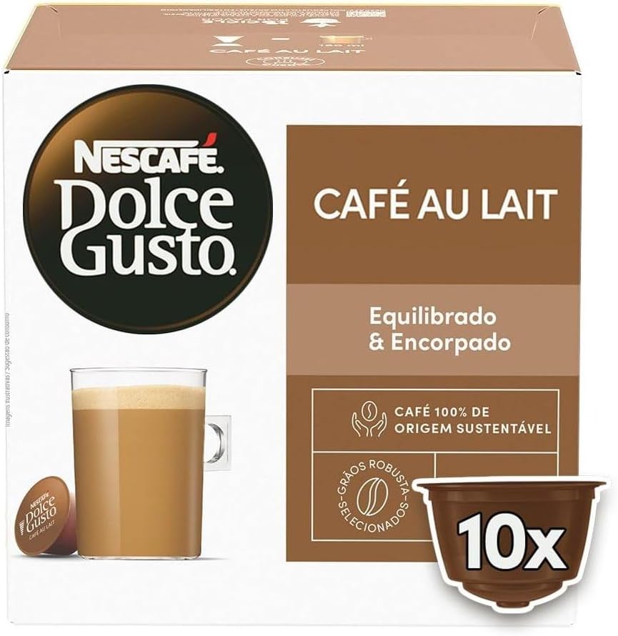 Review: Cápsula Dolce Gusto Nescafé Café Au Lait (10 unidades)