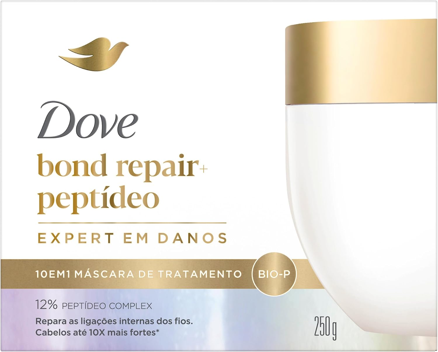 Máscara Capilar Dove 10 em 1 Bond Repair + Peptídeo 250g