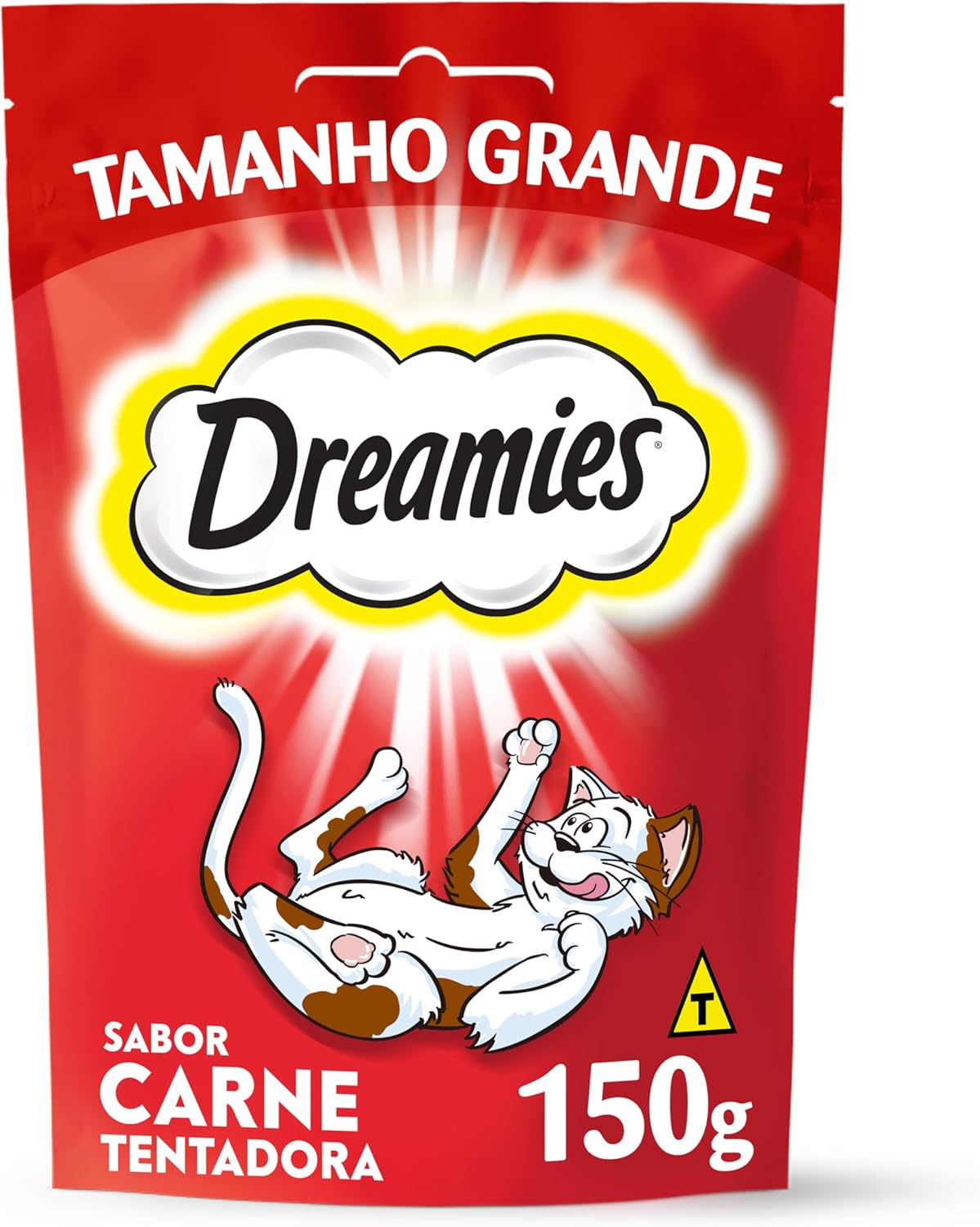 Dreamies Petisco Carne Tentadora para Gatos Adultos 150g