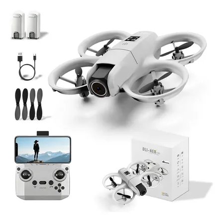 Drone Neo com Câmera 4K, Wi-Fi e Duas Baterias