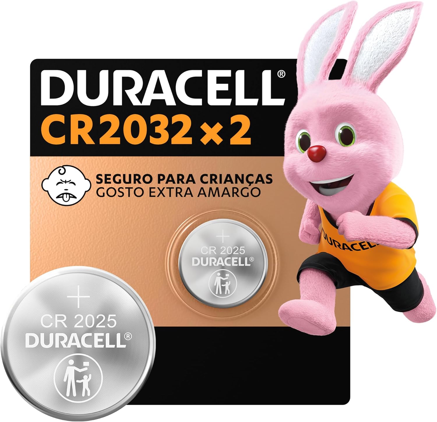 Duracell Pilhas Moeda CR2032 Pack 2 Unidades