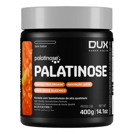 Dux Human Health Palatinose 400g Sem Sabor: Energia Prolongada para Atletas
