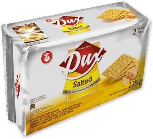 Dux Nutrition Crackers Salted sabor Queijo e Manteiga 225g