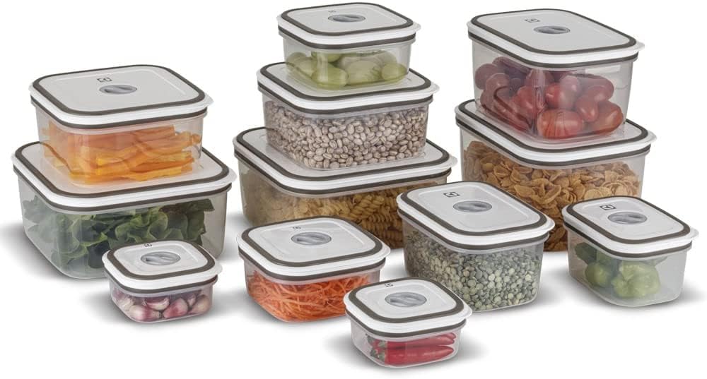 Electrolux Kit 12 Potes Herméticos de Plástico: Organização e Vedação Eficiente