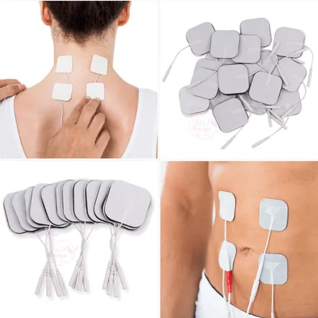 Eletrodo Adesivo 5x5cm para Fisioterapia TENS/FES (16 Unidades)