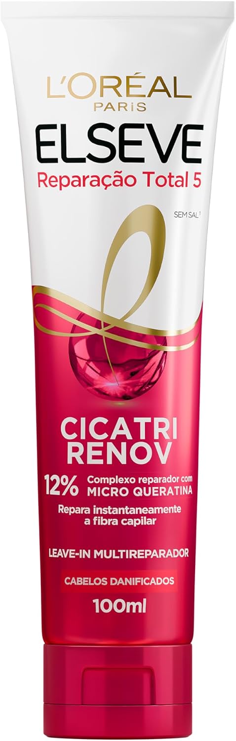 Leave-In Elseve Reparação Total 5 Cicatri Renov: Vale a Pena?