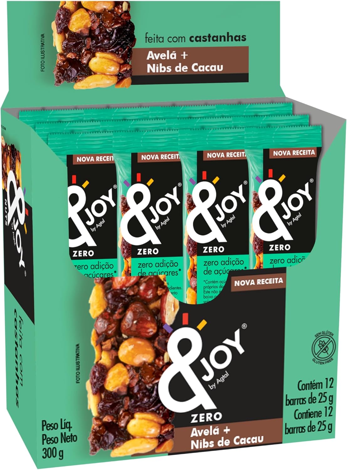 Enjoy Barra Zero Açúcar Avelã e Nibs de Cacau: Vale a pena?