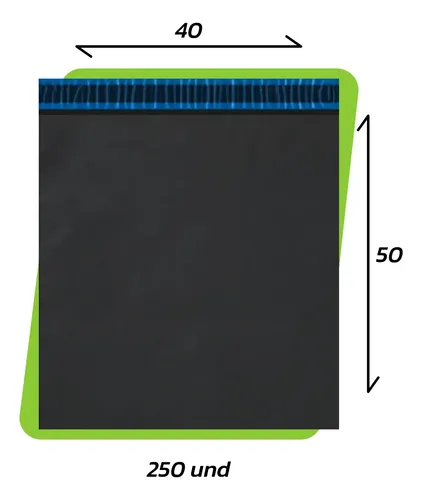 Envelope de Segurança 40x50 Envelopes Express - Kit com 250 Unidades
