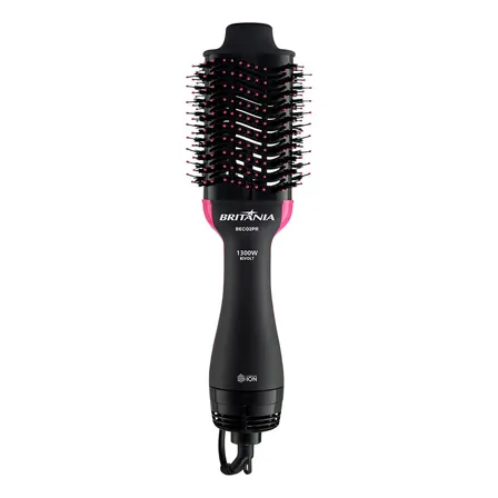 Escova Secadora Britânia BEC02PR 1300W: Eficiência 4 em 1