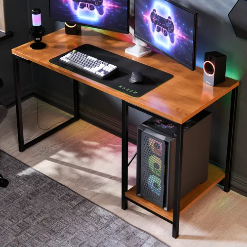 Escrivaninha Gamer Tokyo: Estilo Industrial e Praticidade para o Dia a Dia