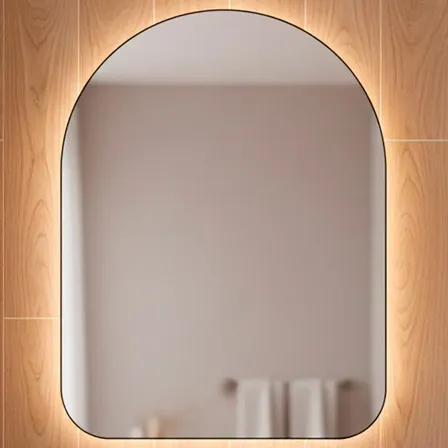 Espelho Orgânico Capela com LED Frio 44x64cm para Decoração