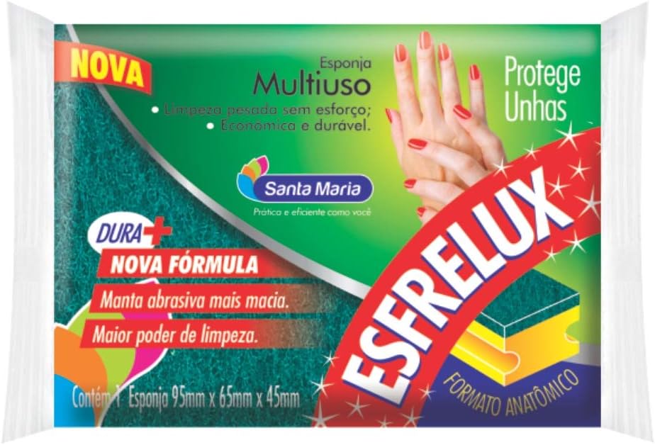 Esponja Esfrelux com Formato Protetor de Unha