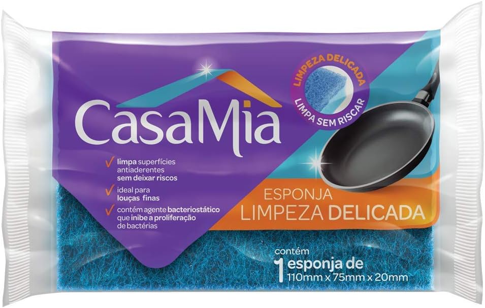 Esponja CasaMia Limpeza Delicada 117001AZ