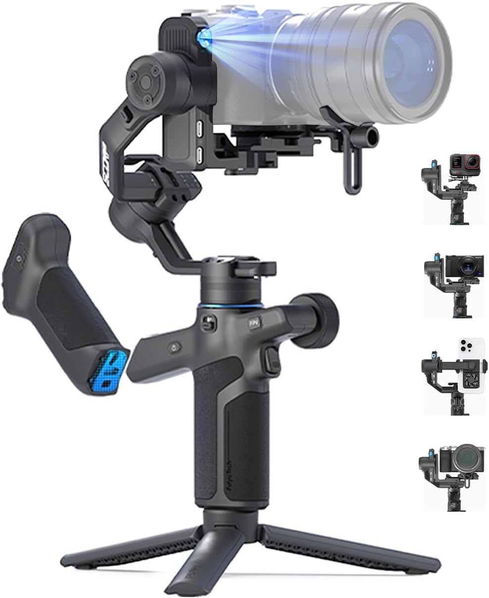 Gimbal SCORP Mini-3-Pro: Estabilizador Multifuncional com IA