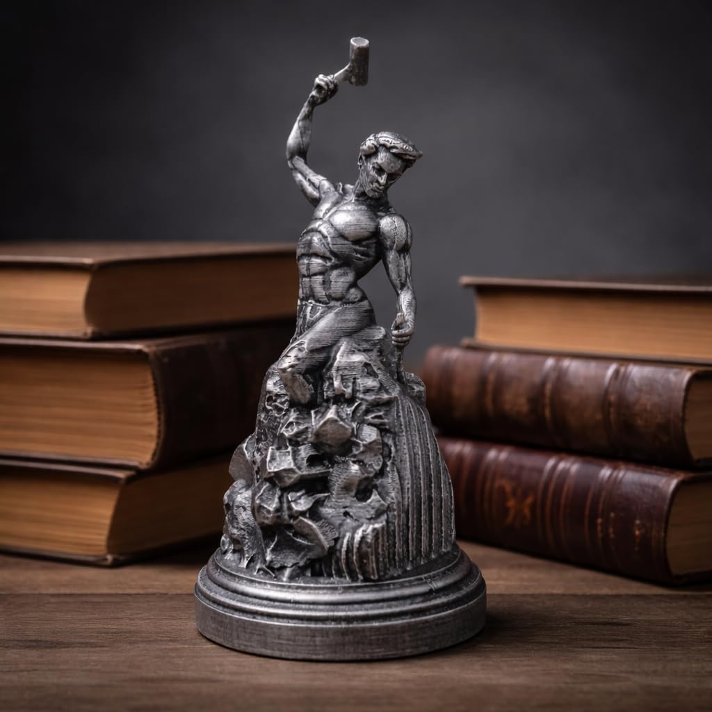 Estátua Self Made Man: Motivação e Arte em Impressão 3D