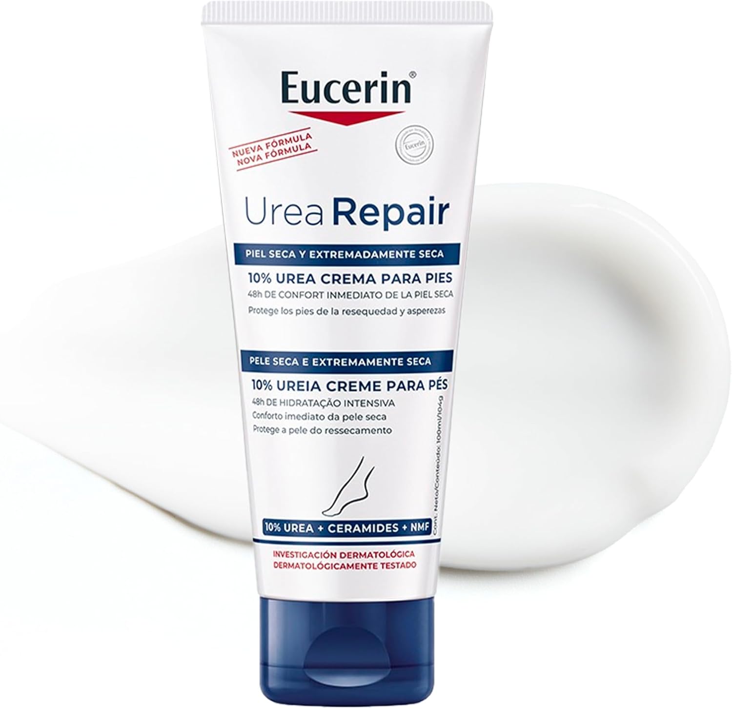 Eucerin Urea Repair Plus 100ml: Hidratação Profunda para Pés Extra Secos