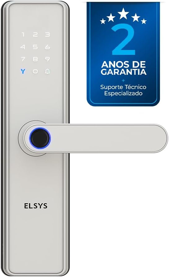 Fechadura Digital de Embutir Wi-Fi Elsys Blues: Segurança e Praticidade