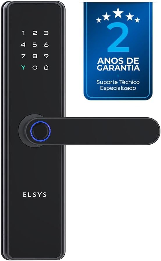 Fechadura Digital Wi-Fi Elsys Blues com Biometria