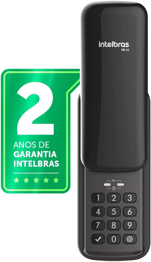 Fechadura Digital Intelbras FR 10 Preta: Praticidade e Segurança